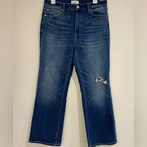 Pistola Jeans Women's Size 30 Medium Wash Distressed Straight Leg Ankle